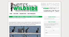 Desktop Screenshot of notesfromthewildside.com